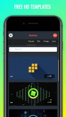 Animo - Intro Maker for YouTube Music Video Editor android App screenshot 2